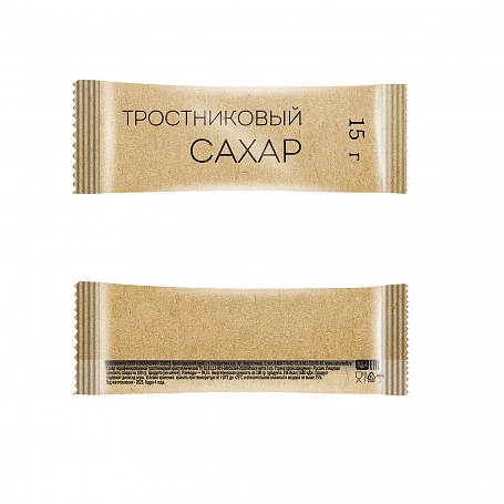 Сахар тростниковый "no name" СТИК 15 грамм